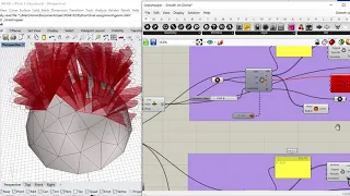 Recursive Growth using Python - Logic Demonstration of growth on dome