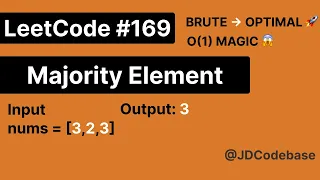 LeetCode 169 Majority Element 2 Best Approaches JavaScript