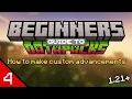 1 21 How to make custom advancements with minecraft datapacks