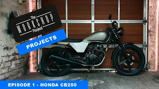 honda cb250 rebuild episode 1 project intro