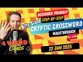 How to solve a Cryptic Crossword - Walkthrough