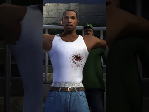 CJ Died Protecting His Brother Sweet 💔 #gtasanandreas #gtasa #gta #shorts