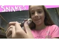 Girl Giggles When Snakes Bite Her - SnakeHuntersTV Krista Guarino