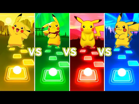 Download MP3 Pikachu vs Pikachu vs Pikachu vs Pikachu - Tiles Hop EDM Rush