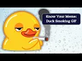 Why is this Yellow Duck Smoking Twitter s Favorite New Reaction GIF