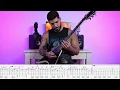 Bring Me The Horizon - "a bulleT w/ my namE On" Guitar Cover with On Screen Tabs