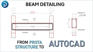 How to Detail Beams On AutoCAD (Prota Structure)