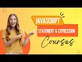 JavaScript Statements vs Expressions Explained in Telugu Understanding Code Fundamentals