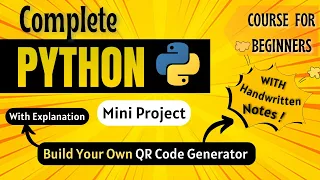 Build Your Own QR Code Generator in Minutes Python Full course for Beginners