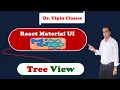 56 React Material UI Tree View Tree View with Tree Item Dr Vipin Classes