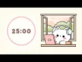 25 minute timer Focus lofi Timer for Study