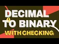 Decimal To Binary TAGALOG With CHECKING Goal Gold TV