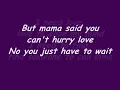 You Can't Hurry Love by The Supremes w/ lyrics