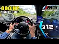 Download Lagu *BIG SINGLE TURBO* BMW M3 G81 // 312KMH on AUTOBAHN sounds INSANE!!