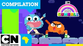 Gumball & Darwin's Ultimate 8-Bit Adventure 🎮 | Lava Worlds, Meteor Battles & Retro Game Challenges