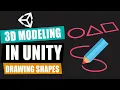 ProBuilder Unity Drawing 3D Shapes with Poly Shape Tool