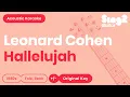 Download Lagu Leonard Cohen - Hallelujah (Acoustic Karaoke)