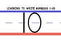 Download Lagu Learning to Write Numbers 1-10 | How to Write 1 to 10 for Kids | Handwriting Numbers Preschool