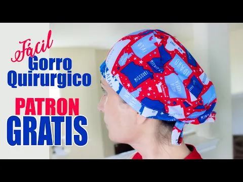 Download MP3 Como Confeccionar GORRO Quirurgico o Multiusos Ajustable | GORRO quirófano UNISEX [Patron GRATIS]