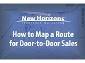 How to Map Your Route for Door to Door Sales