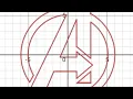 Desmos Art Involving Conic Sections and Line Segments