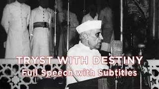 tryst with destiny jawaharlal nehru