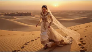 العروسه التي هربت يوم زفافها الي الصحراء لان ابوها اراد تزويجها من شيخ عجوز من اجل المال...