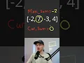 Maximum Subarray - Kadane s Algorithm