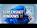 How to Take Screenshot on Windows 11 Shortcut Key How to Take a Cropped Screenshot on Windows 11
