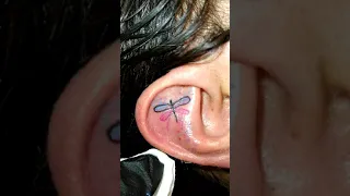 Small Ear Tattoo
