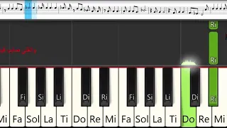 تعلم عزف ترنيمه شابب على طراطيف عنوانى 