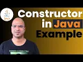 3 Java Tutorial Constructor Example