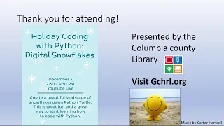 Holiday coding with Python Digital snowflakes with Alex