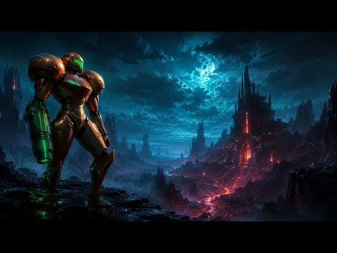 Super Metroid Reimagined as Dark Spacewave | Chill SNES Music for Study & Gaming