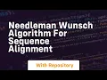 needleman wunsch algorithm for sequence alignment
