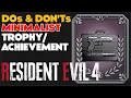 How to Get the Minimalist Trophy Achievement Resident Evil 4 Remake