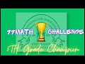 5th grade WMES 99math Challenge