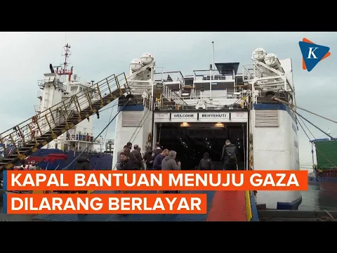 Download MP3 Kapal Bantuan Menuju Gaza Ditolak Berangkat, Picu Demo di Istanbul