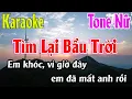Download Lagu Tìm Lại Bầu Trời Karaoke Tone Nữ ( F# ) Karaoke Lâm Organ