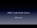 AWS Code Build - CICD Part 2
