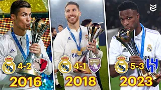 جميع اهداف ريال مدريد في نهائيات كأس العالم للانديه من 2016 الي 2023 FHD 