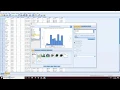 SPSS - how to create frequency distribution graphs e g bar graph histogram polygon