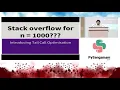 Stack Frames and Tail Recursion in Python - Varun Dey