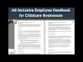 Crafting the Perfect Employee Handbook for Childcare Businesses HR Dos and Don ts