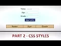 Javascript tutorials Get details and display in a table JS Part2 - Data processing display