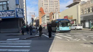 MTA Bus Shuttle at Jay Street Fulton Mall