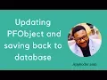 Updating Parse PFObject and saving back to database
