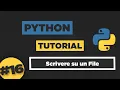 Python Tutorial ITA Scrivere su un File