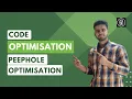 MOD-5 Code Optimization Machine Dependent Independent Peephole Optimization