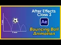 Bouncing ball Animation After Effects Tutorial Urdu-